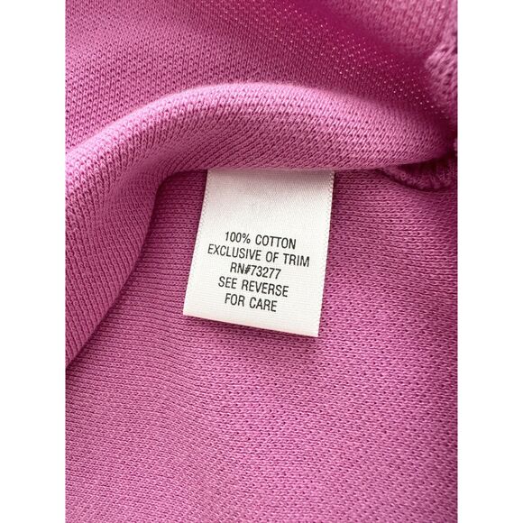 NWT Croft & Barrow Polo Shirt Size M Pink Short Sleeve - Picture 4 of 8